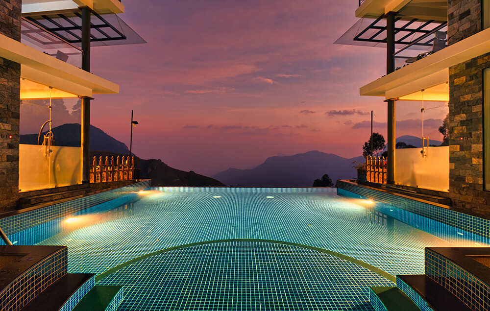 infinity pool munnar kerala